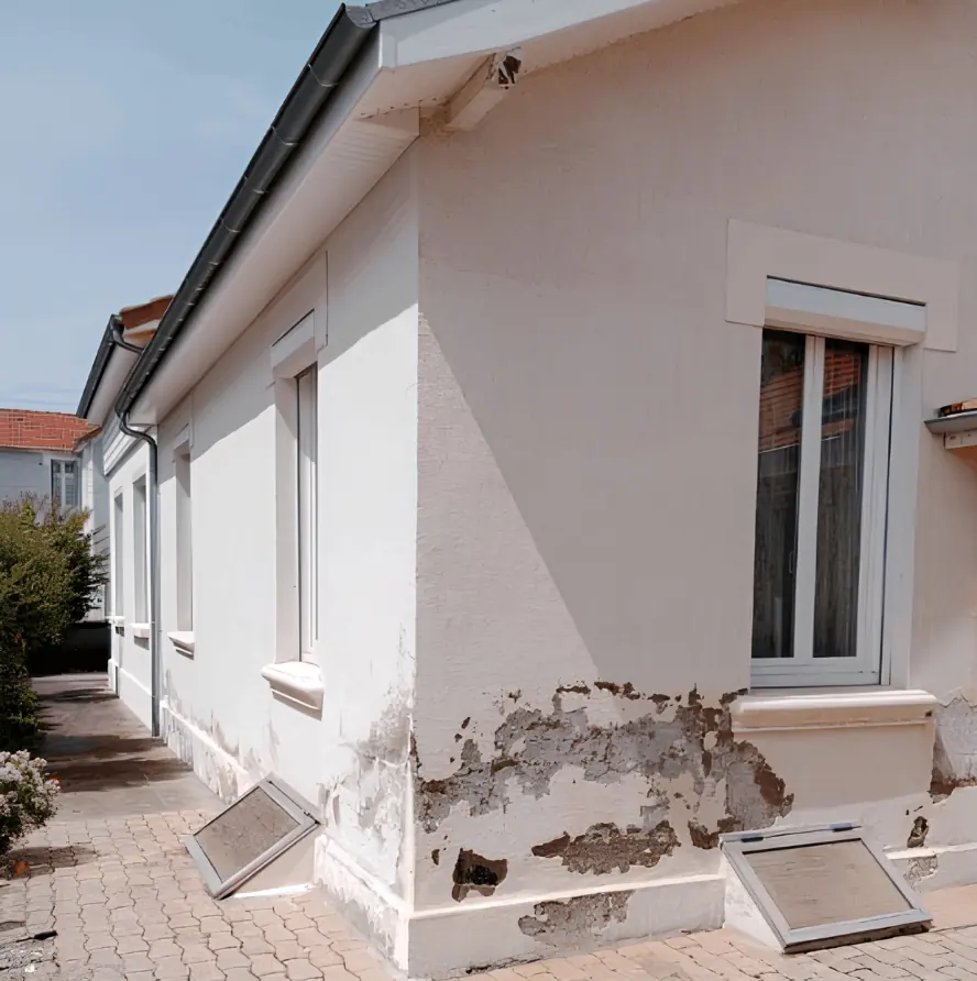 Rénovation de façade à Serres-Castet : avant travaux